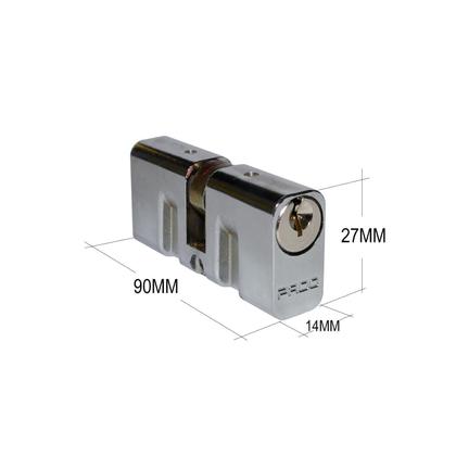 Imagem de Cilindro Pado Tradicional Para Fechadura 90Mm Cromado