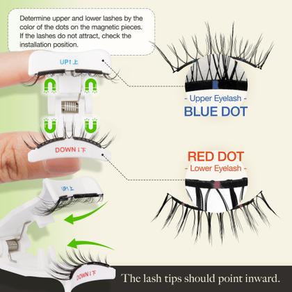 Imagem de Cílios magnéticos LASHVIEW R01 com aplicador à prova d'água