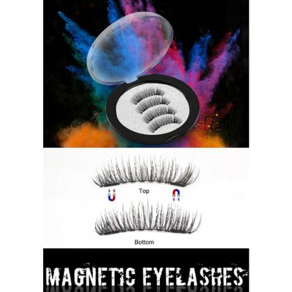 Imagem de Cilios Magneticos Postiços 3d Natural Imã Olho Inteiro !!!