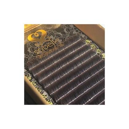 Imagem de Cílios Para Extensão Fio a Fio Volume Russo  0.7 D 11 até 14 Sobelle Cor Marrom e Preto