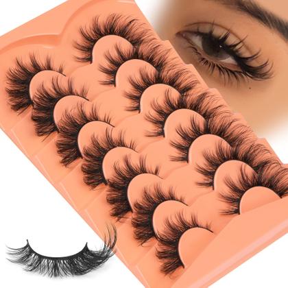 Imagem de Cílios postiços ALICROWN Wispy Lashes Natural Look 7 pares