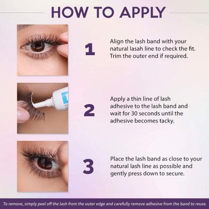 Imagem de Cílios postiços Ardell Mega Volume Lash 258 com Curl 4 pares