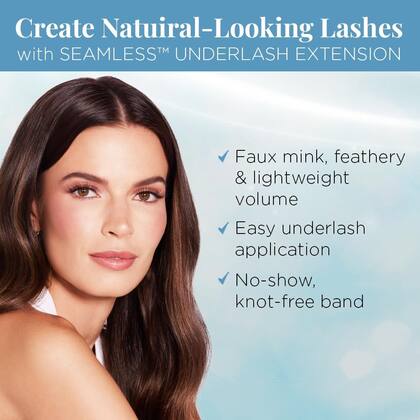 Imagem de Cílios Postiços Ardell Seamless Extensions Faux Mink 32 Clusters