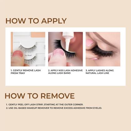 Imagem de Cílios postiços KISS My Lash But Better All Mine” 10mm