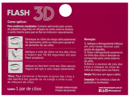 Imagem de Cílios Postiços Volumosos 3D Inteiro