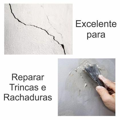 Imagem de Cimento Branco para Reparo e Acabamento 1Kg Sampaflex