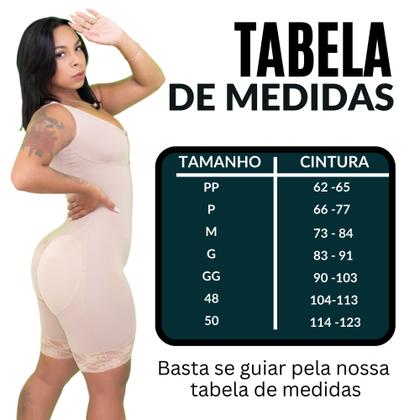 Imagem de Cinta Barriga Zero Faixas Colombianas Body Macacão