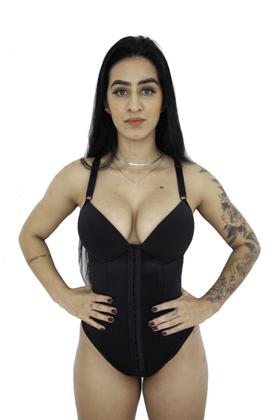 Imagem de Cinta Body Com Bojo 6 Barbatanas Modelador Reforçado