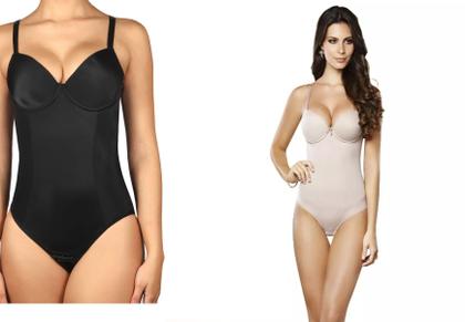 Imagem de Cinta Body Modelador C/ Bojo Afina Cintura Efeito Levanta Peito