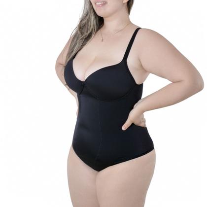 Imagem de Cinta Body Modeladora Com Compressão E Bojo Plus Size Vi Lingerie
