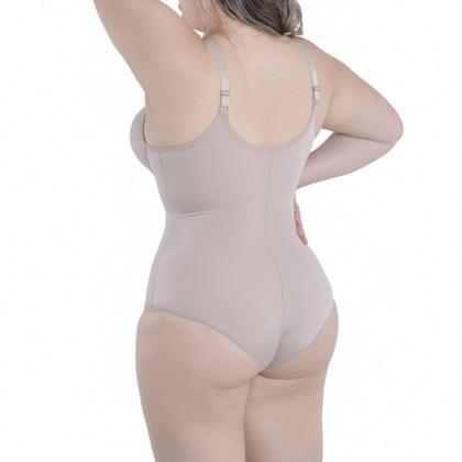 Imagem de Cinta Body Modeladora Com Compressão E Bojo Plus Size Vi Lingerie