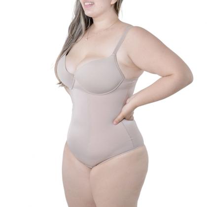 Imagem de Cinta Body Modeladora Com Compressão E Bojo Plus Size Vi Lingerie