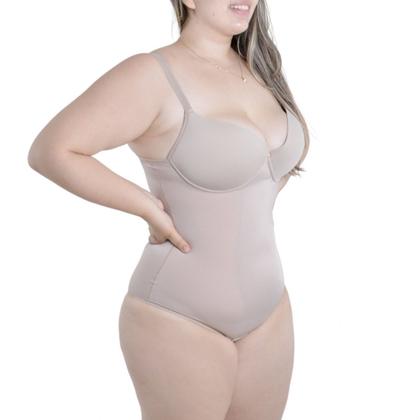 Imagem de Cinta Body Modeladora Com Compressão E Bojo Plus Size Vi Lingerie