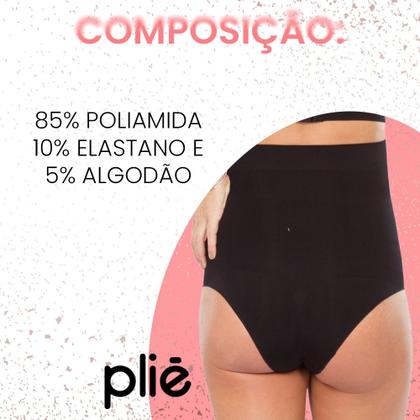 Imagem de Cinta Calcinha Cintura Alta Cavada Plié Linha Maternidade Gestante 