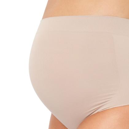 Imagem de Cinta Calcinha Cintura Alta Cavada Plié Linha Maternidade Gestante 
