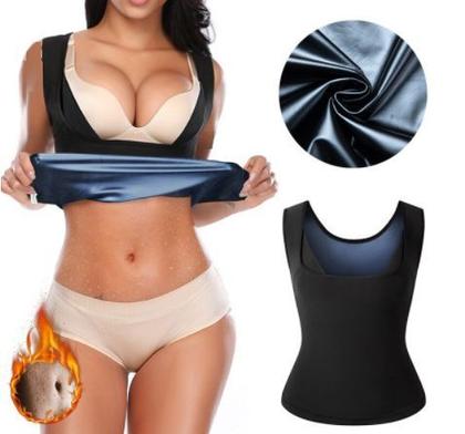 Imagem de Cinta Camisa Termica Academia Regata Modeladora Camiseta Queima Gorduras Barriga Sauna Feminina