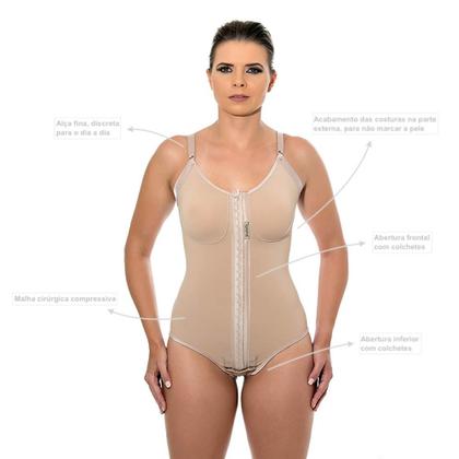 Imagem de Cinta Cirúrgica Body Modelador Alça Fina Confort1012 Mabella
