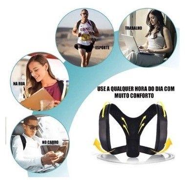 Imagem de Cinta Colete Corretor Postura Coluna Lombar Regula