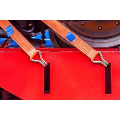 Imagem de Cinta Com Catraca Amarrar Carga Fita 50mm 4 Toneladas 10 Metros Prender Carga Veículos