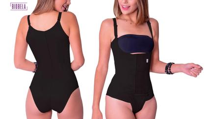 Imagem de Cinta Corselet Corpete Alta Compressao 8 Barbatanas com Alça Biobela 1672
