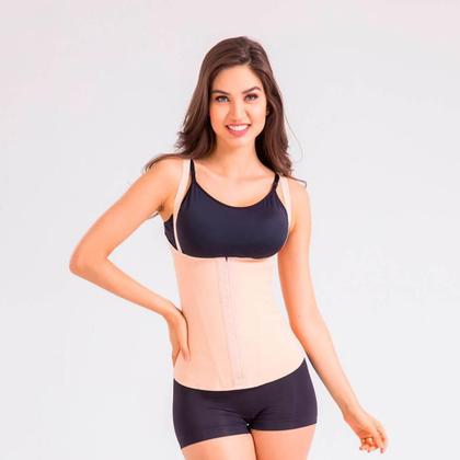 Cinta Corselet Modeladora Esbelt 458 Emborrachada com Alça Imagem de Cinta Corselet Modeladora Esbelt 458 Emborrachada com Alça