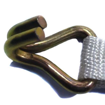 Imagem de Cinta de Amarração com Terminais e Catraca 25mm x 5m de 1t Branca - Quality Fix CIF-A-TM-PS-025