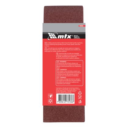 Imagem de Cinta de lixa, grao 40, 610x100mm, 3pcs // mtx