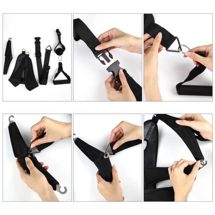 Imagem de Cinta De Tração Cervical Ajustável Para Pescoço, Cinto De Tração Espinhal, Rede De Alongamento Para