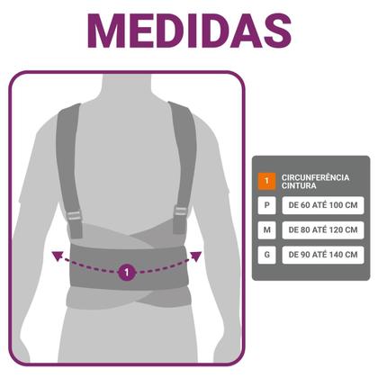 Imagem de Cinta ergonômica com suspensório