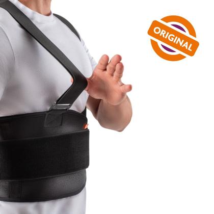 Imagem de Cinta Ergonômica Postural com Suspensório Ortopédico Hidrolight