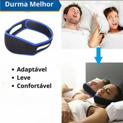 Imagem de Cinta Faixa Anti Ronco e Apneia do Sono: Durma Tranquilo e R