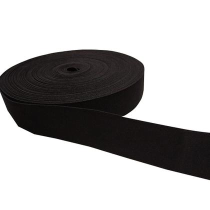 Imagem de Cinta Fita Fixadora Elástica Crochet 40mm 10 Mts Cor: Preta
