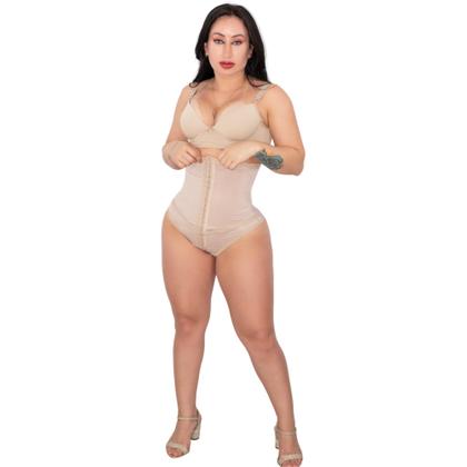 Imagem de Cinta Fixa Modeladora Dupla Compressão Com Barbatanas