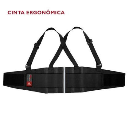 Imagem de Cinta Lombar Epi Seguranca Faixa Ergonomica Coluna Postural TAMANHO XG