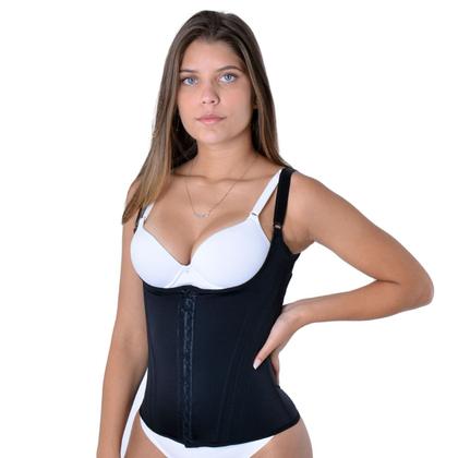 Imagem de Cinta Modeladora 12 Barbatanas Com Fecho Frontal E Alças Reguláveis Princesa Catarina