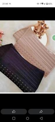 Imagem de Cinta modeladora 16 barbatanas, 3 fechos e 6 proteções internas