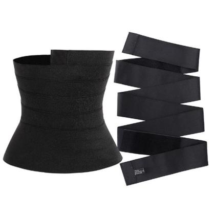 Imagem de Cinta Modeladora Cintura INVISÍVEL Faixa Queima Gordura 5Mts
