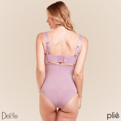 Imagem de Cinta Modeladora E Redutora Alta Compressão Plié Pós-parto e Pós-cirúrgico Com Alças Removíveis