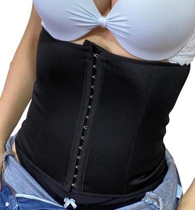 Imagem de Cinta Modeladora Emborrachada 27 Cm e 4 Barbatanas - C09