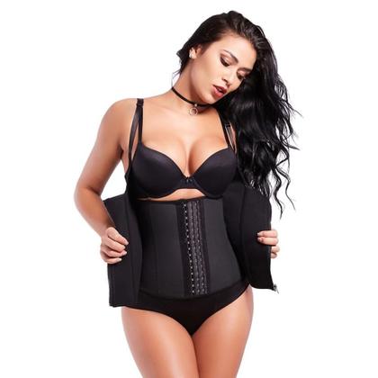 Imagem de Cinta Modeladora Feminina Ajustável Colete C/ Alça Corselet