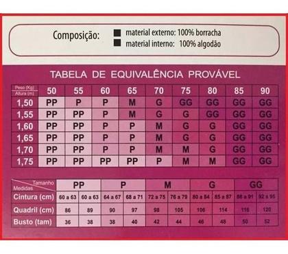 Imagem de Cinta Modeladora Fitness Redutora Emborrachada Abdominal 127