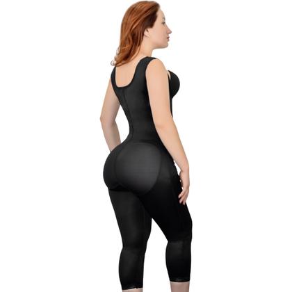 Imagem de Cinta Modeladora Pós Cirúrgica Com Pernas Triplo Ajuste