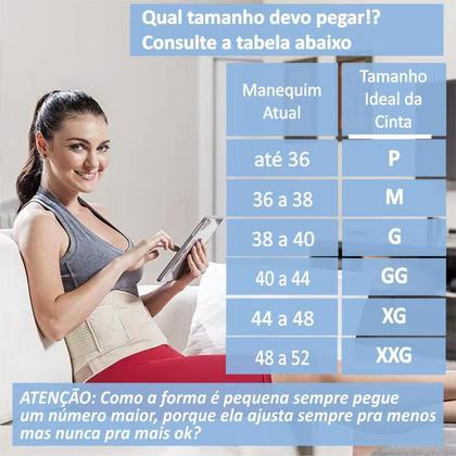 Imagem de Cinta Modeladora Pós parto Para Diastáse Flacidez Postura Original