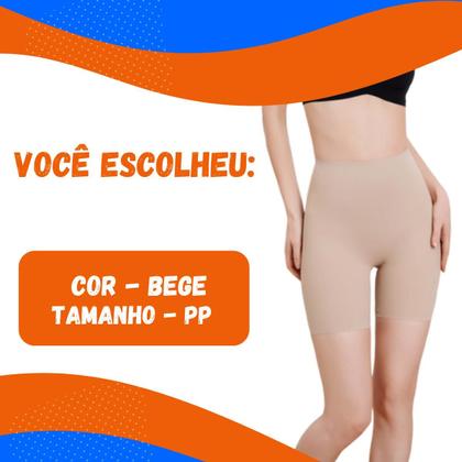 Imagem de Cinta Modeladora Shorts Cintura Alta Comprime Afina Barriga Pós Parto Cirurgia Bermuda Modeladora