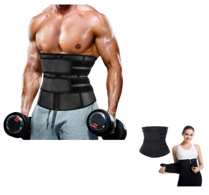 Imagem de Cinta Modeladora Super Redutora para Coluna E Postura com Ziper REFORÇADA Feminina Efeito Sauna