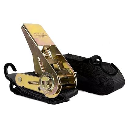 Cinta P/ Amarrar Carga Com Catraca 4,5m Até 60kg Cor Preto ou Laranja 2un - Troya Tools Imagem de Cinta P/ Amarrar Carga Com Catraca 4,5m Até 60kg Cor Preto ou Laranja 2un