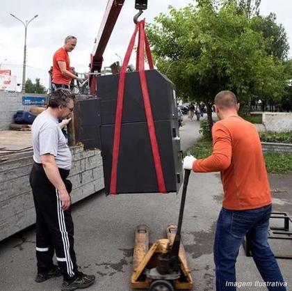 Imagem de Cinta Para Elevação De Carga 4M X 120Mm 5 Tonelada Vermelha