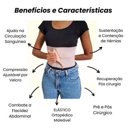 Imagem de Cinta para hérnia umbilical Elástica Resistente Compressiva