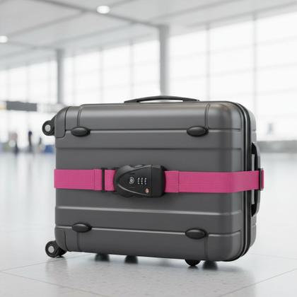 Imagem de Cinta Para Mala De Viagem Com Cadeado Segredo Tsa Yins