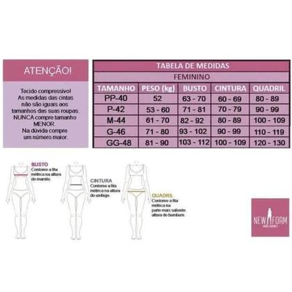 Imagem de Cinta Pos Cirurgica Modeladora New Form 60607